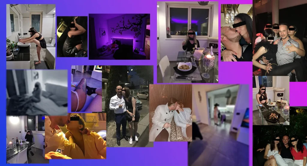 Collage di immagini che mostrano i risultati ottenuti con le tecniche di MindSeduction.